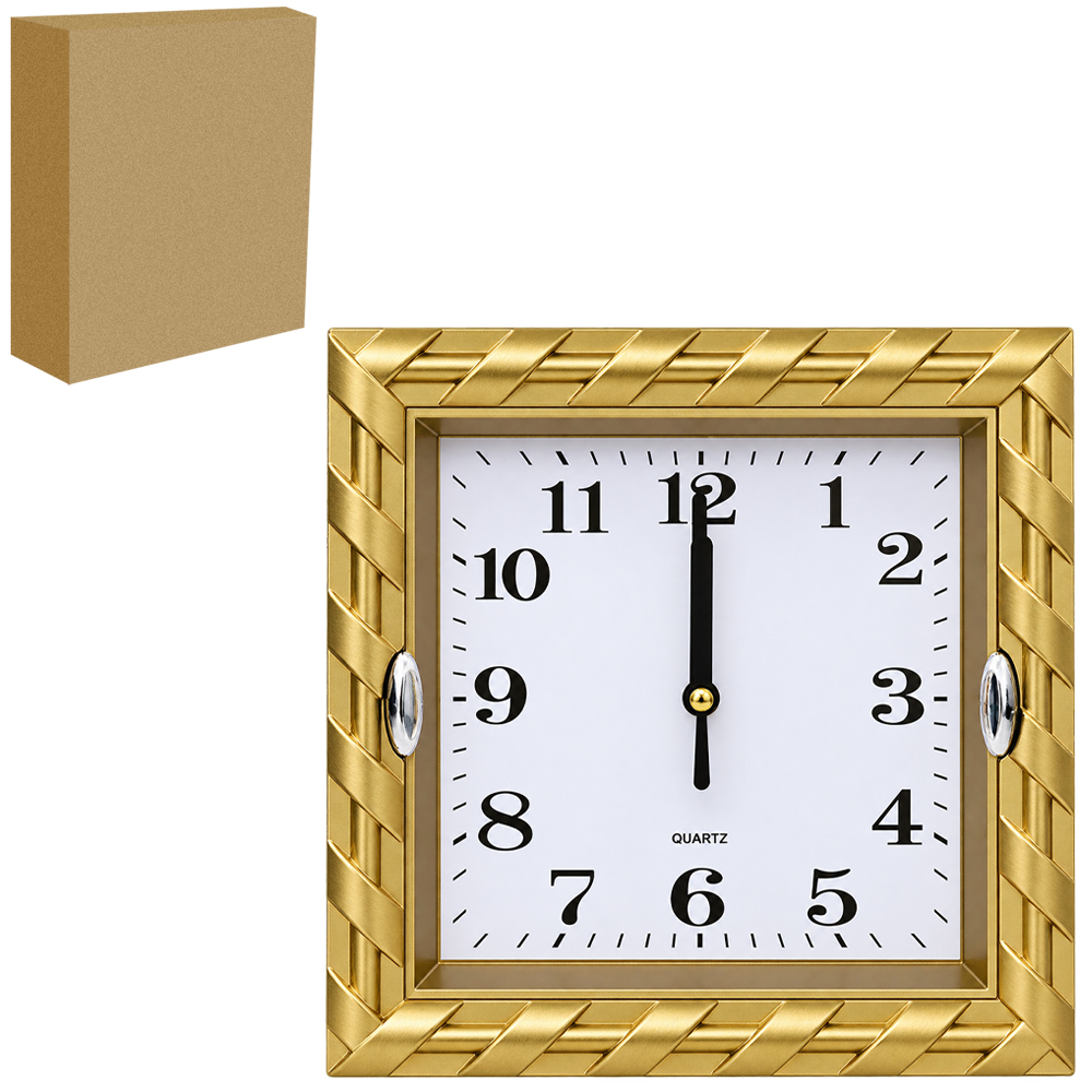RELOGIO DE PAREDE QUADRADO 20CM 