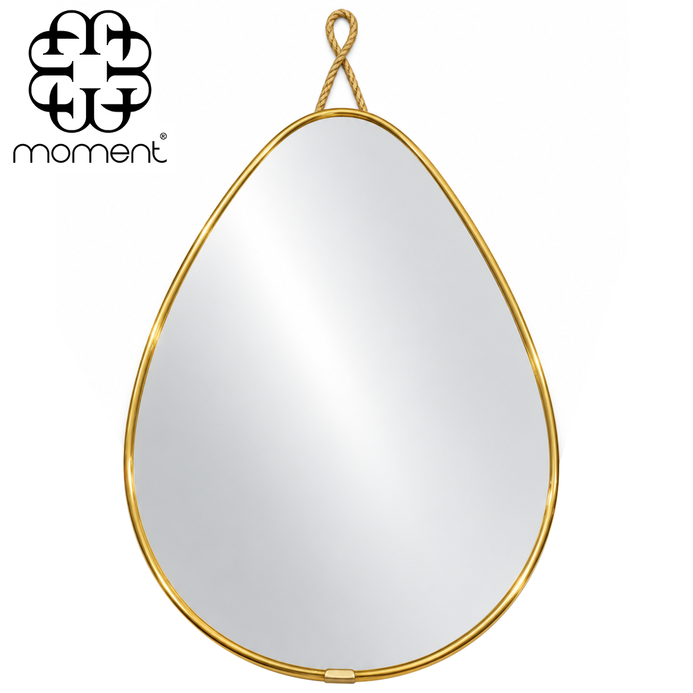 ESPELHO DE PENDURAR EMOLDURADO GOTA DECORATIVO 29,5X19,5CM