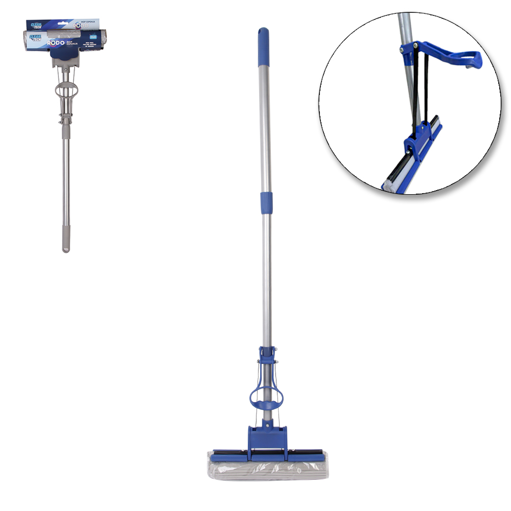 RODO MOP ESPONJA 27CM + CABO EXTENSOR CLEAN TECH 127CM