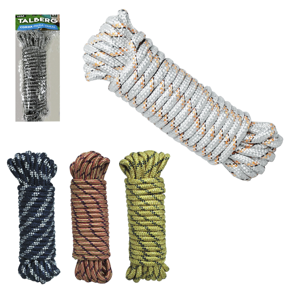 CORDA DE NYLON PARA VARAL TALBERG COLORS 10MX10MM