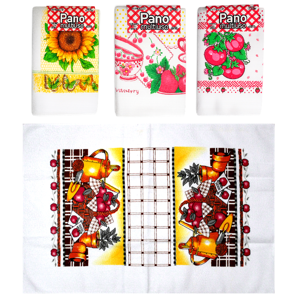 PANO DE LIMPEZA DE POLIESTER MULTIUSO 60X40CM