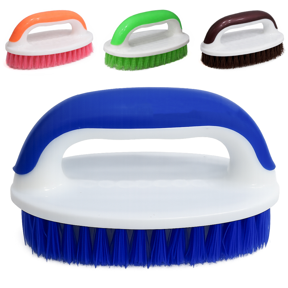 ESCOVA LAVADEIRA MULTIUSO COM ALCA DE PLASTICO 14X8X8CM 