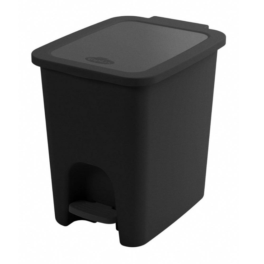 LIXEIRA COM PEDAL DE PLASTICO RETANGULAR 14,5L