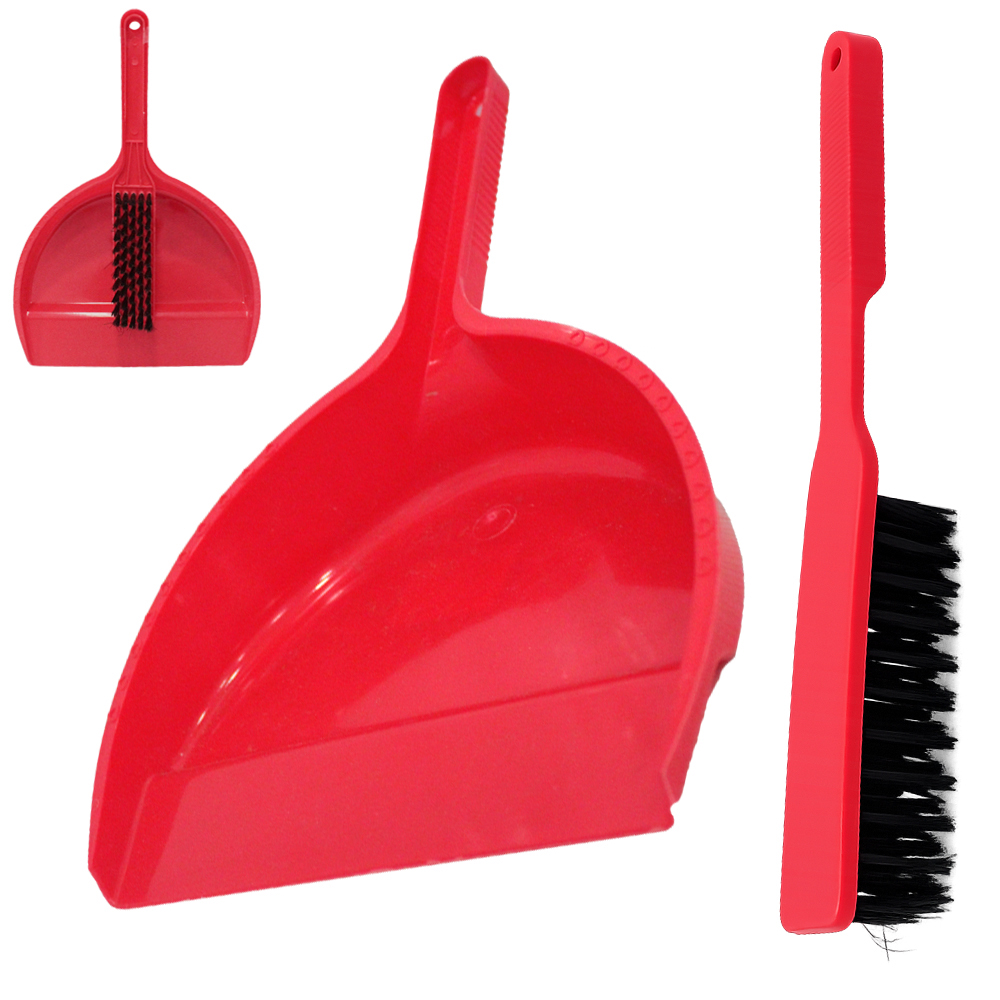 ESCOVA ESPANADEIRA COM PA DE PLASTICO MULTIUSO 30X22CM
