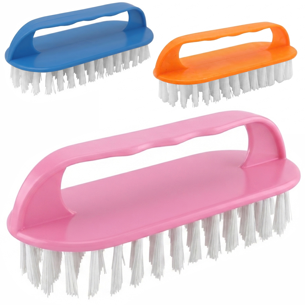 ESCOVA LAVADEIRA MULTIUSO COM ALCA DE PLASTICO 12,5X5,5X4,5CM 