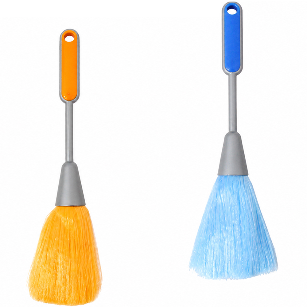 ESPANADOR DE NYLON SINTETICO CABO PLASTICO 27X5CM