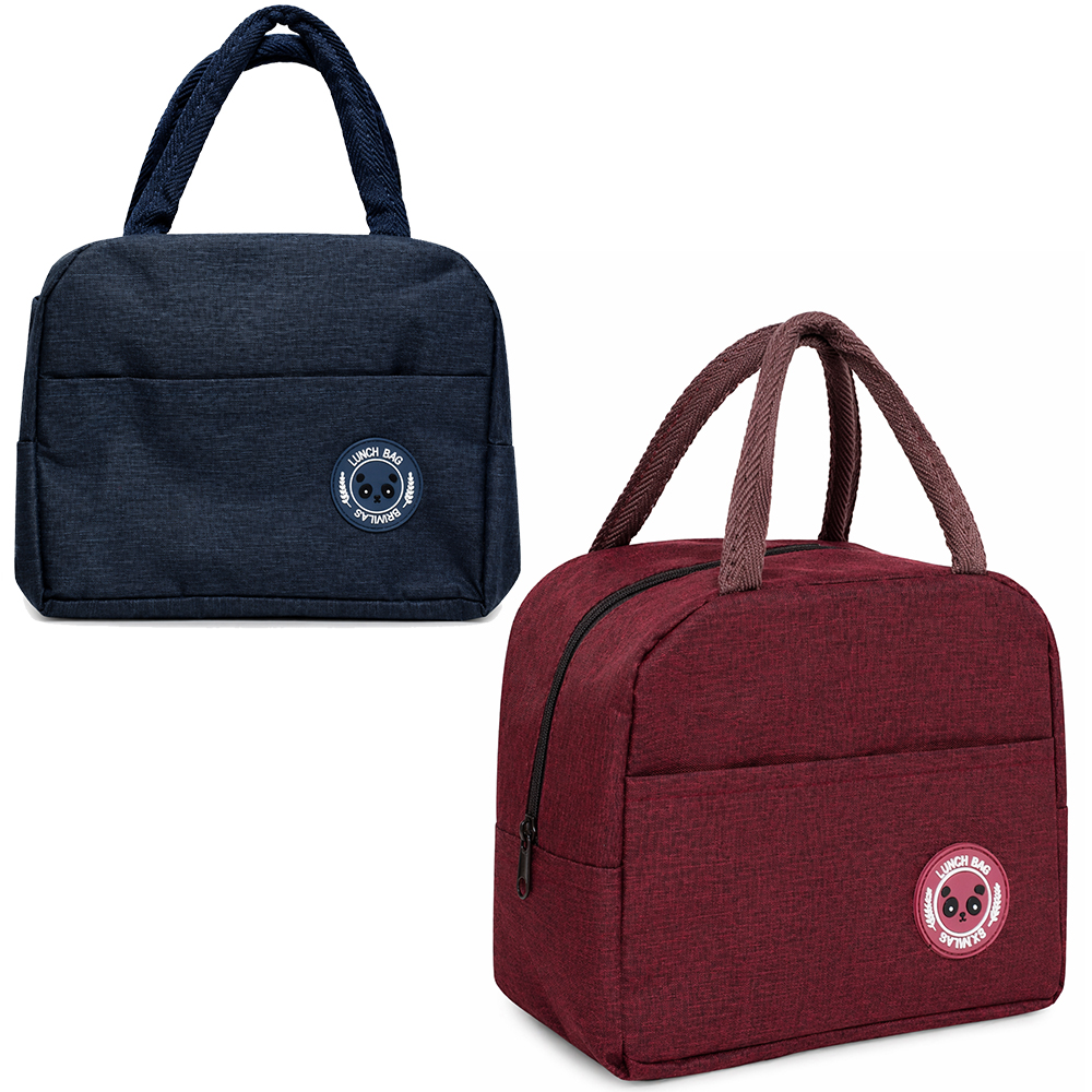 BOLSA TERMICA RETANGULAR COM BOLSO 22X18X11CM