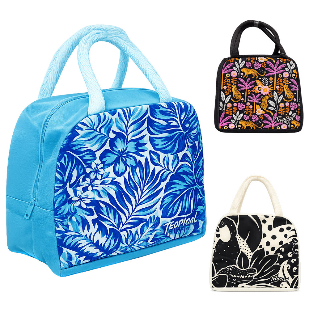 BOLSA TERMICA TROPICAL VERSY 22,5X19X12,5CM