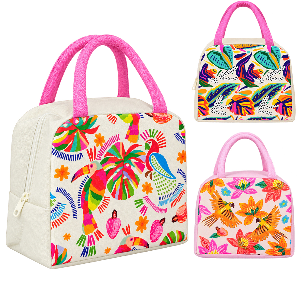 BOLSA TERMICA TROPICAL 22,5X19X12,5CM 