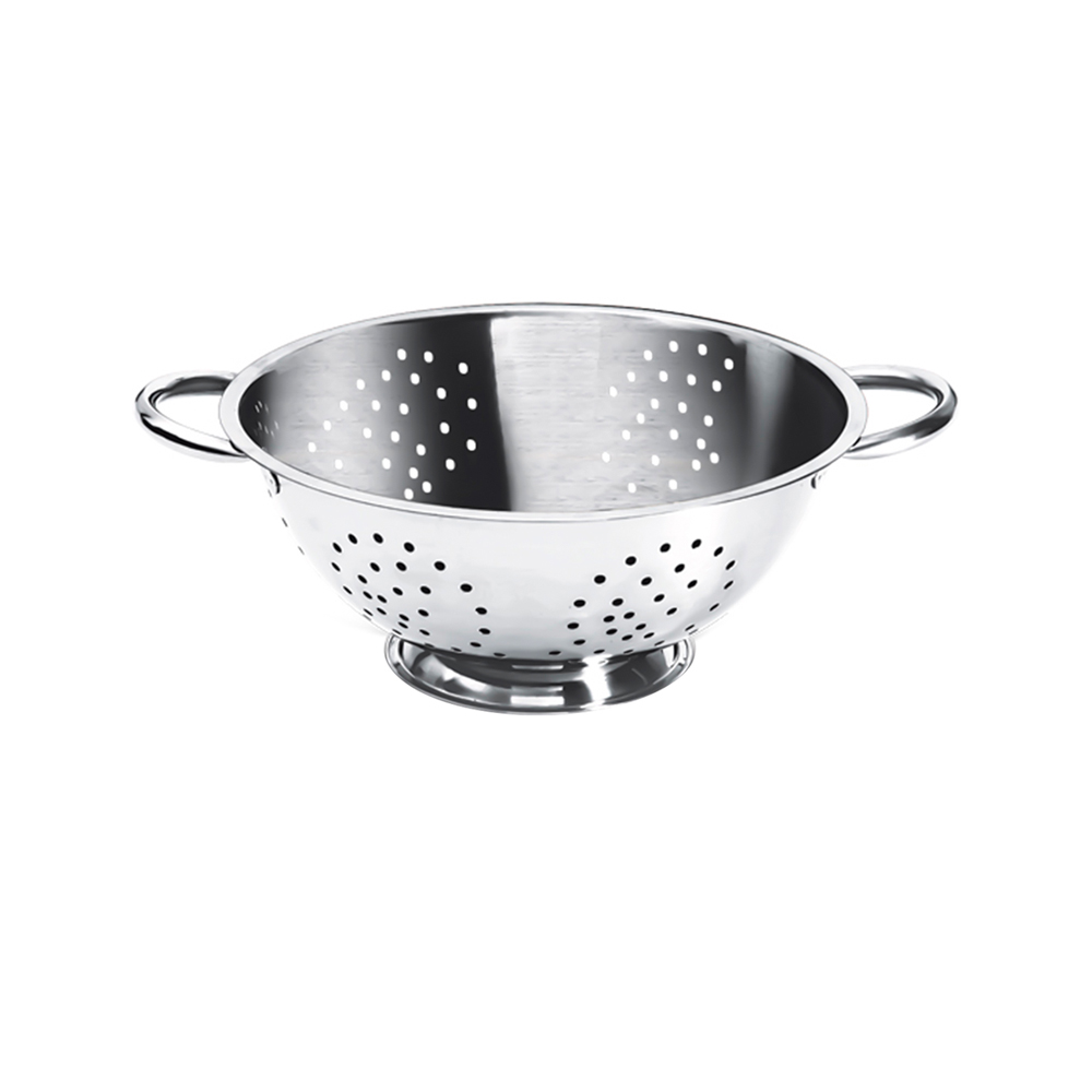 ESCORREDOR INOX DE MASSAS COM PE 6,5X22X16CM DE Ø