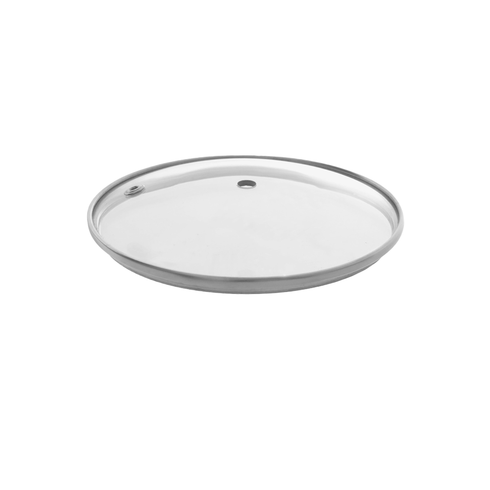 TAMPA DE VIDRO / INOX PARA PANELA 14CM DE Ø