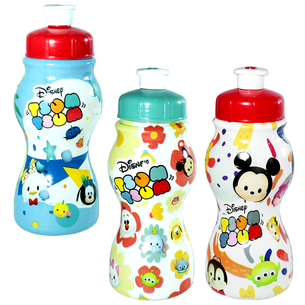 GARRAFA SQUEEZE SLEEVE DE PLASTICO TSUM TSUM 250ML