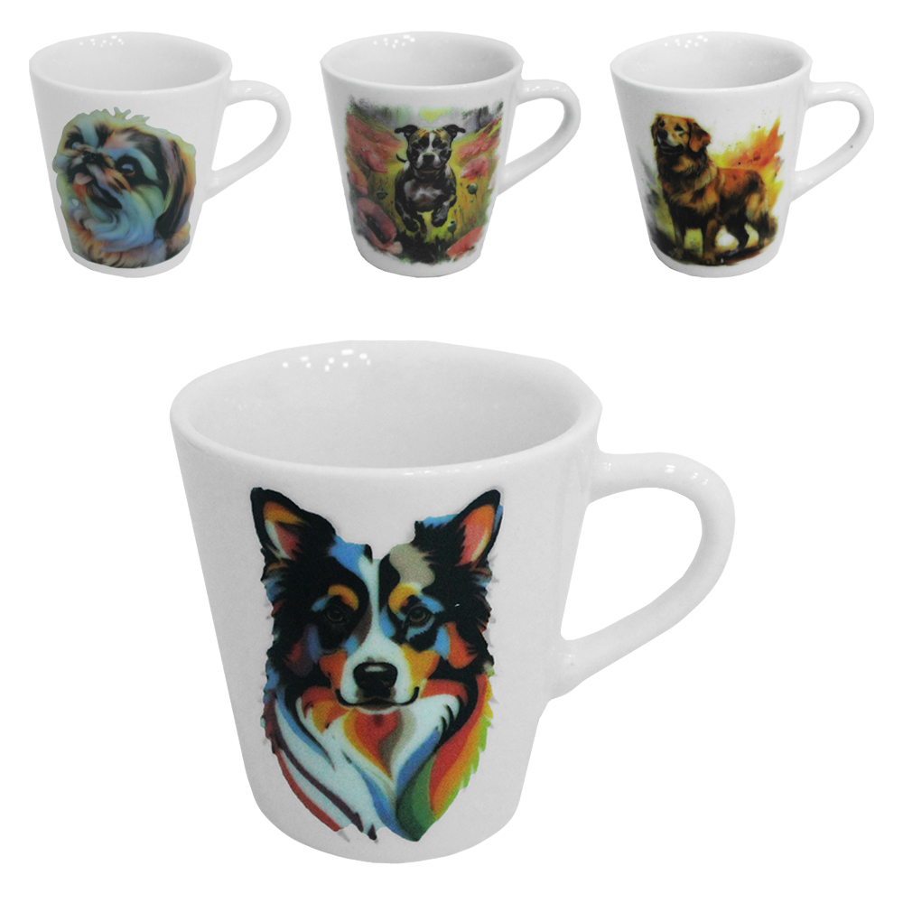 CANECA DE PORCELANA CACHORRO 120ML