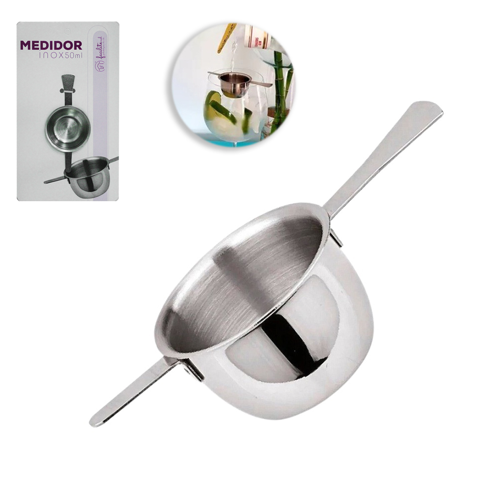 DOSADOR DE BEBIDA MULTIUSO DE INOX FACILITE.UD 50ML 11,5X5,5CM DE Ø