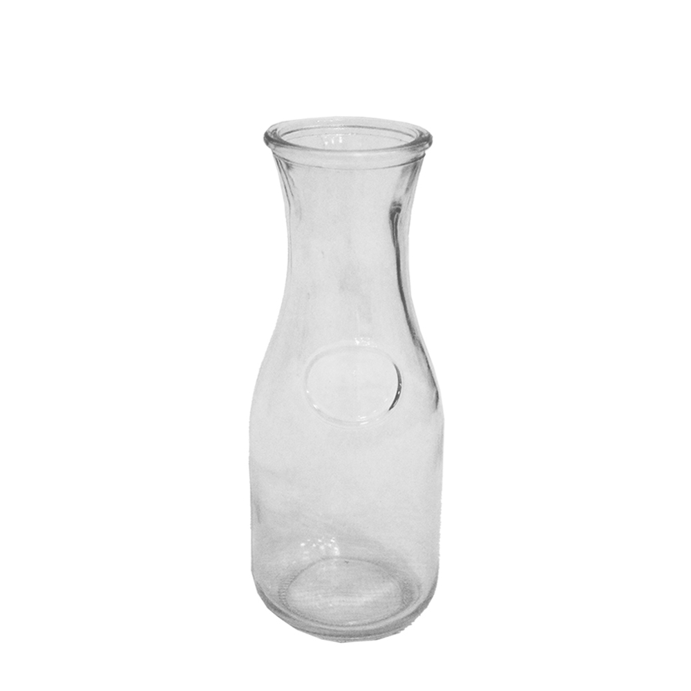 GARRAFA DE VIDRO REDONDO 500ML 20X7,5CM DE Ø