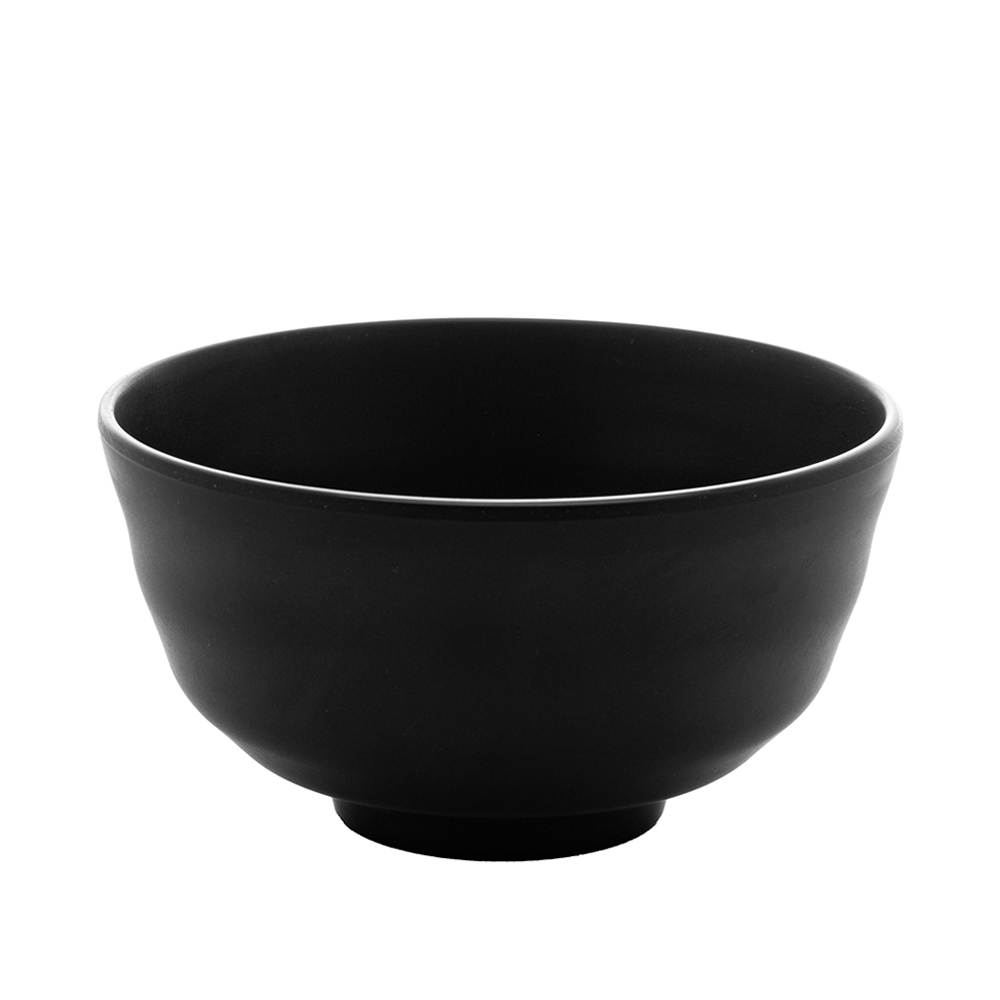 TIGELA CUMBUCA DE MELAMINA BOWL TOQUIO PRETO 400ML 11,5CM DE Ø