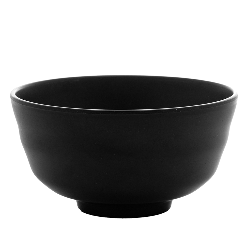 TIGELA CUMBUCA DE MELAMINA BOWL TOQUIO PRETO 550ML 13CM DE Ø