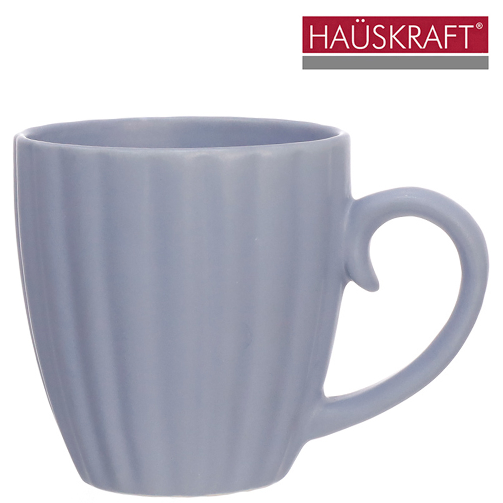 CANECA DE PORCELANA AZUL BELLA HAUSKRAFT 300ML