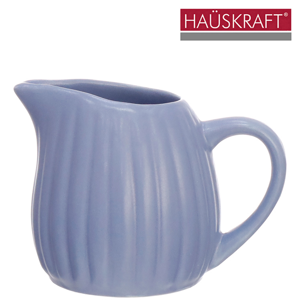 MOLHEIRA DE PORCELANA OVAL AZUL BELLA HAUSKRAFT 300ML 11,5X9X5CM