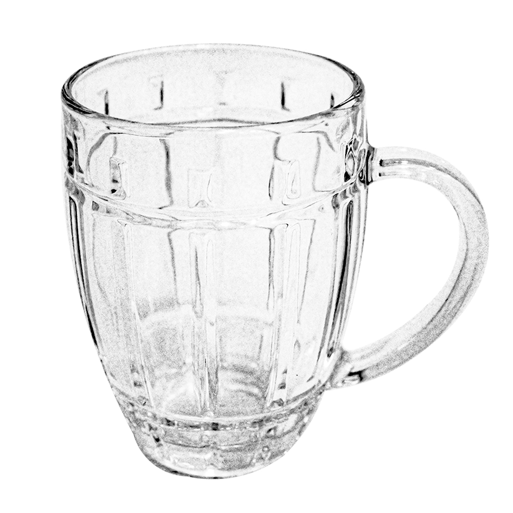 CANECA XICARA DE VIDRO 350ML