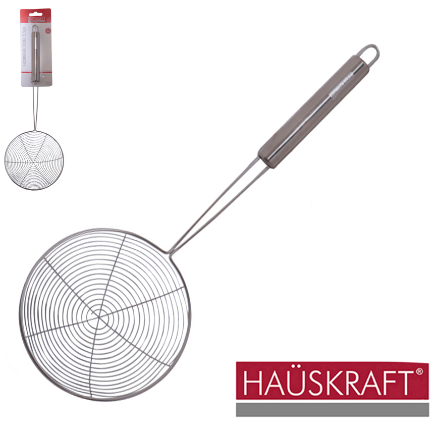 ESCUMADEIRA DE FRITURAS DE INOX COCINA HAUSKRAFT 35,5X13CM