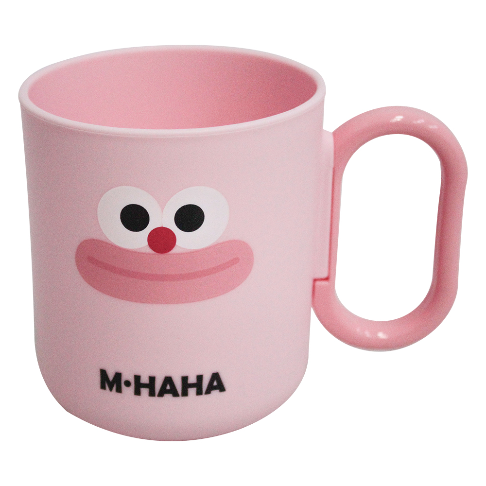 CANECA DE PLASTICO PALHACO COM ALCA REMOVIVEL 380ML