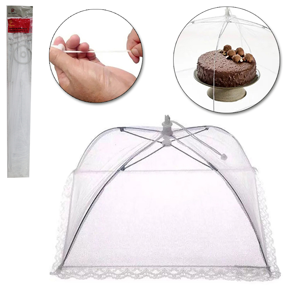 PROTETOR DE RENDA PARA ALIMENTOS ABRE / FECHA 43CM