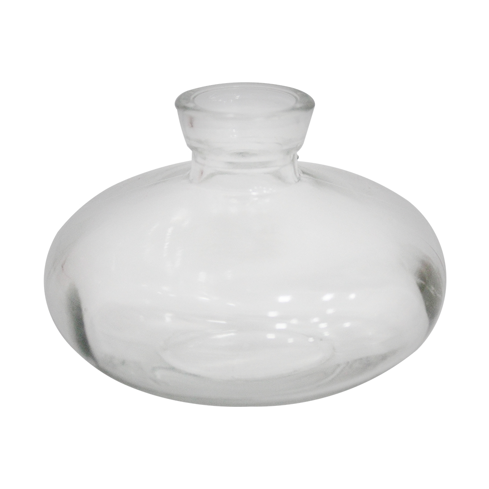 VASO DE VIDRO REDONDO 6X8,8CM DE Ø