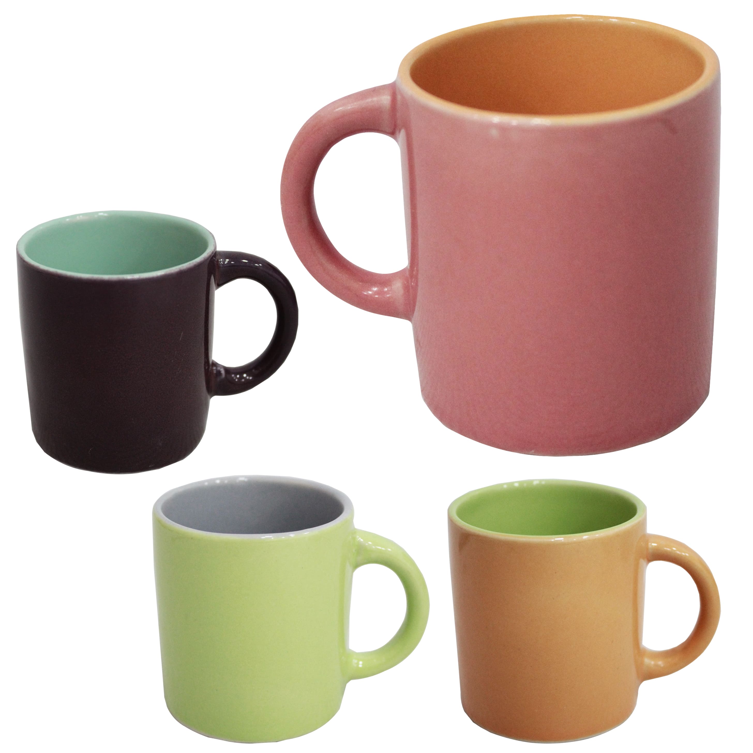 CANECA DE PORCELANA COLOR 80ML
