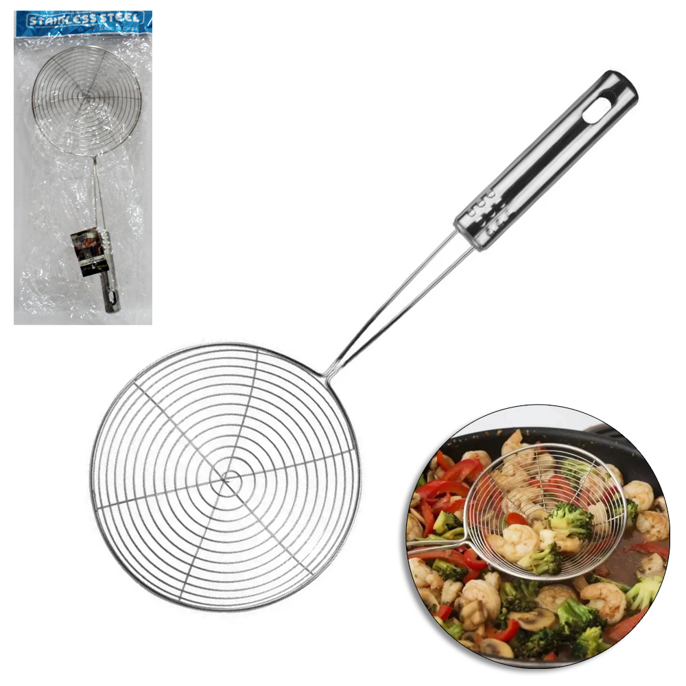 ESCUMADEIRA INOX DE FRITURAS COOK 36X15CM DE Ø