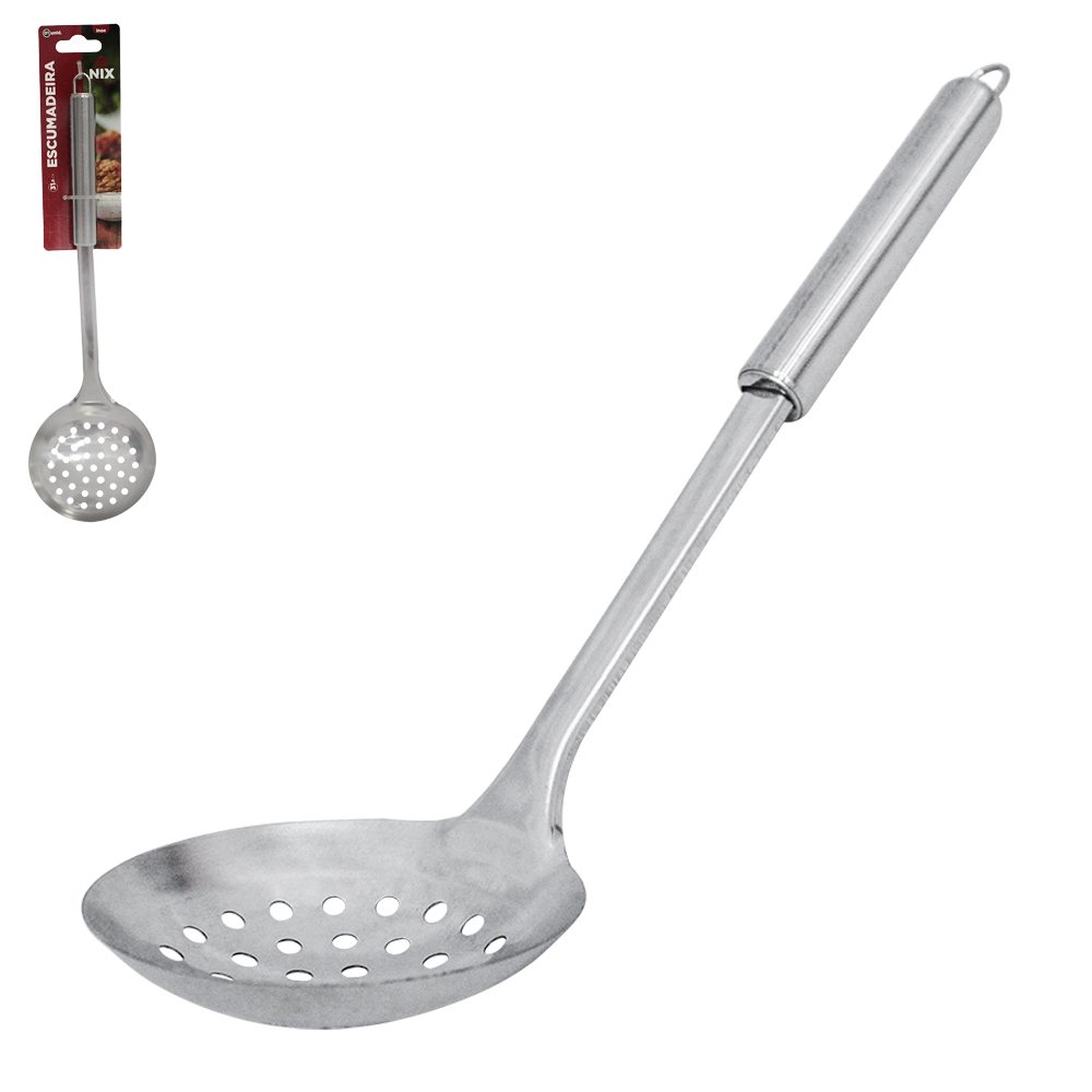 ESCUMADEIRA DE INOX 31,5X10CM