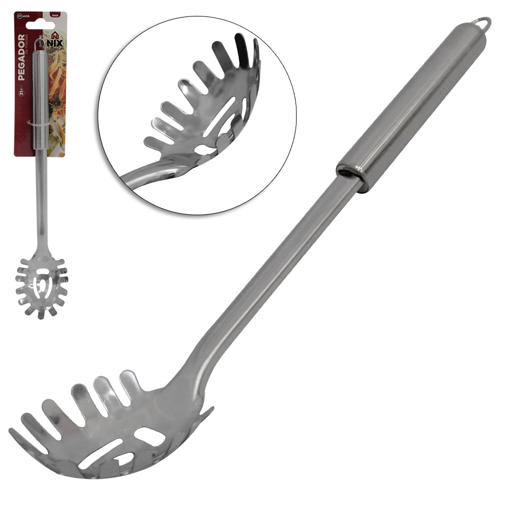 PEGADOR DE MASSAS DE INOX 31,5X6CM