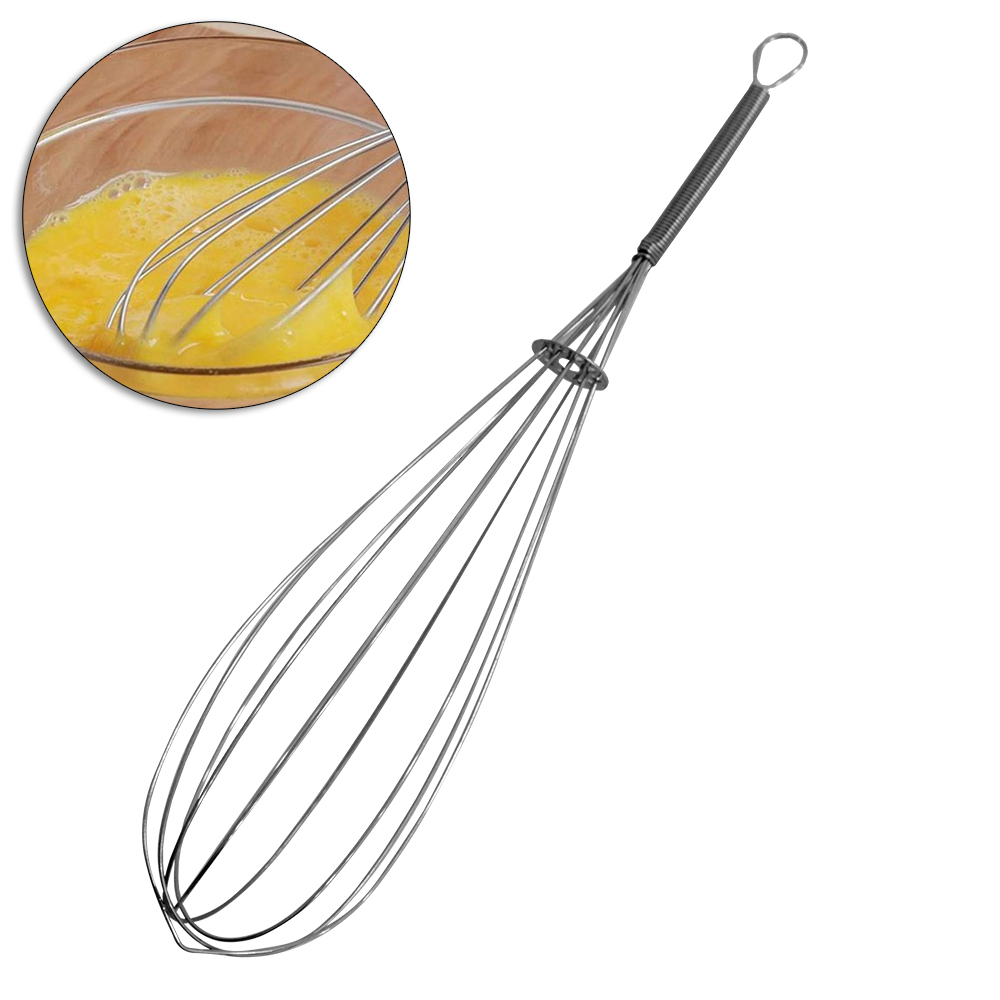 BATEDOR DE CLARA FOUET DE INOX MANUAL 25X6CM