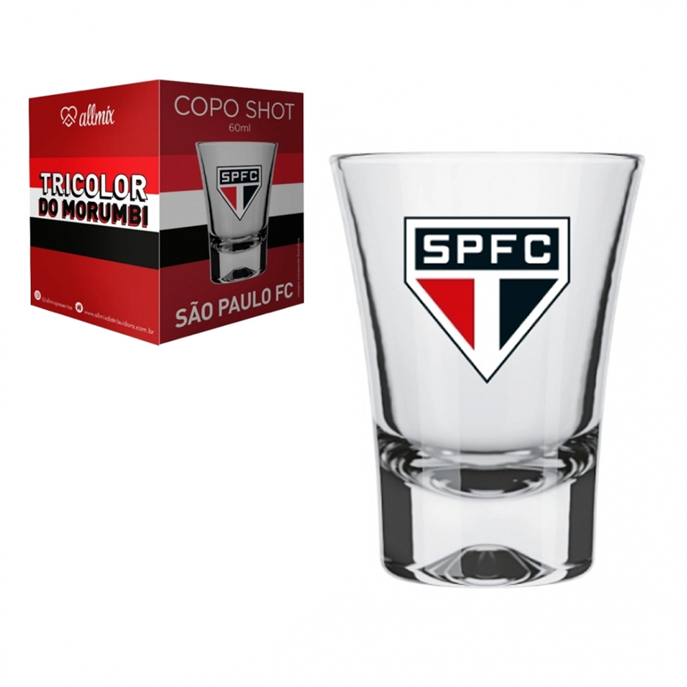 COPO DE VIDRO DOSE/SHOT SAO PAULO 60ML