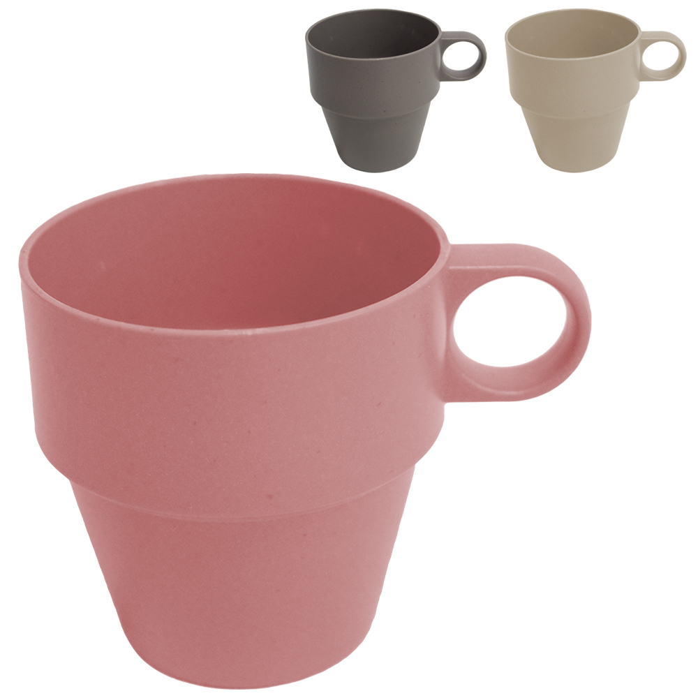 CANECA XICARA DE BAMBU ECOLOGICO EMPILHAVEL PARA CHA 210ML