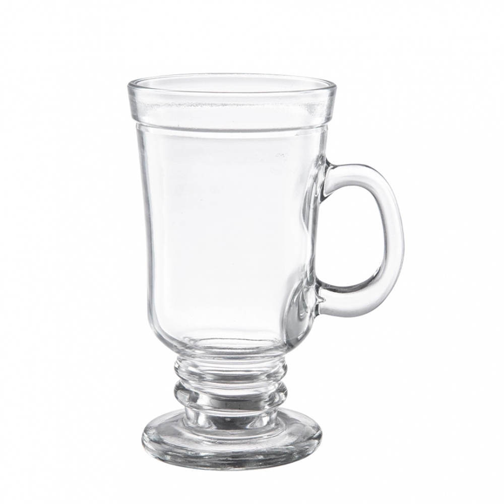 CANECA XICARA DE VIDRO PARA CAFE / CAPPUCCINO IRISH COFFEE LISA 70ML