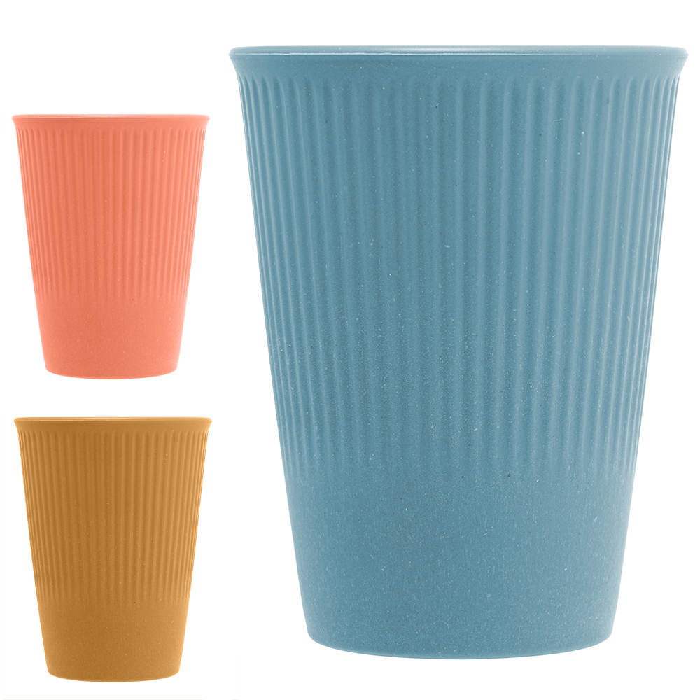 COPO DE BAMBU ECOLOGICO STRIPES 370ML
