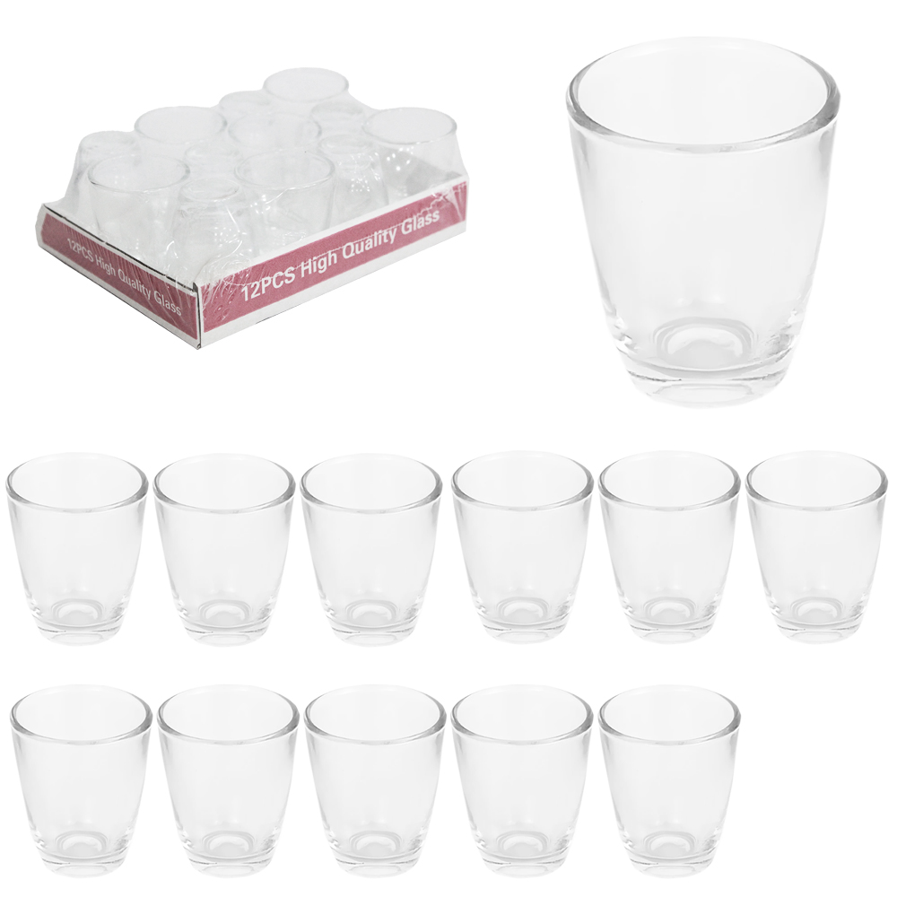 JOGO DE COPO DE VIDRO DOSE / SHOT COM 12 PECAS 40ML