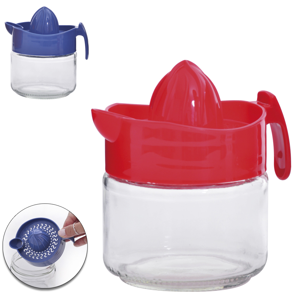 JARRA DE VIDRO COM ESPREMEDOR DE FRUTAS LILY 300ML