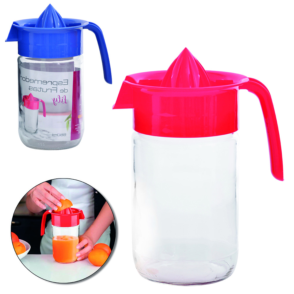 JARRA DE VIDRO COM ESPREMEDOR DE FRUTAS LILY 660ML