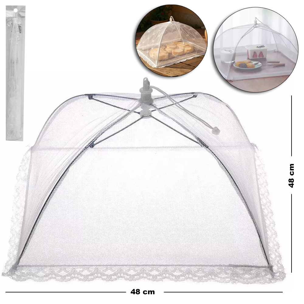 PROTETOR DE RENDA PARA ALIMENTOS ABRE / FECHA 48CM