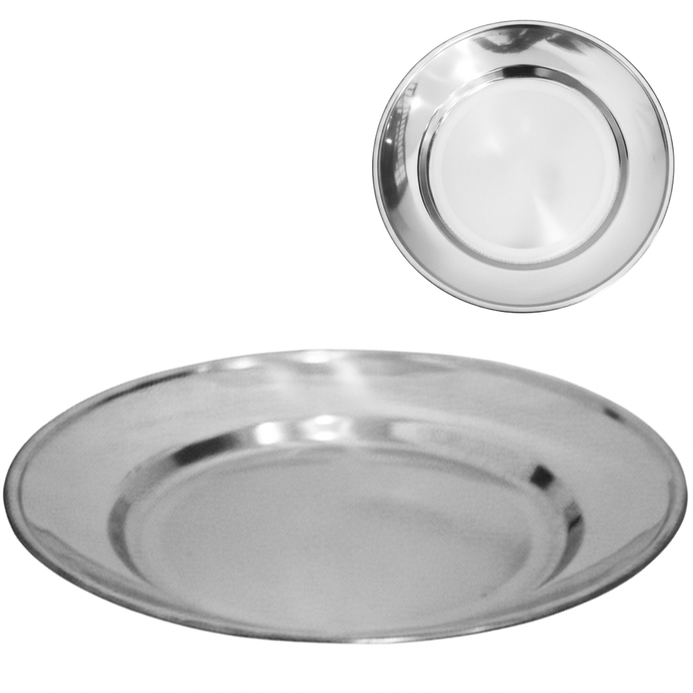 PRATO DE INOX 24CM DE Ø