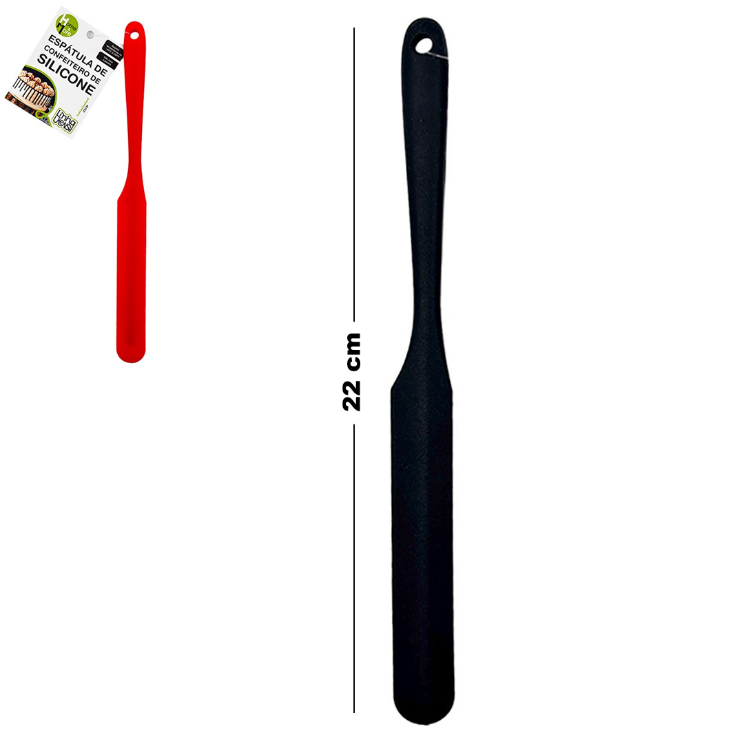ESPATULA DE COZINHA / CONFEITEIRO DE SILICONE 22X2CM