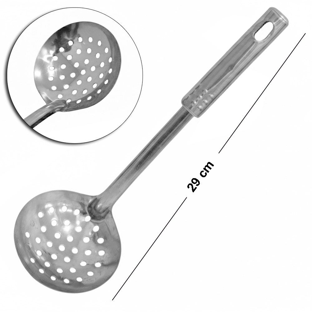 ESCUMADEIRA DE INOX 29X10CM