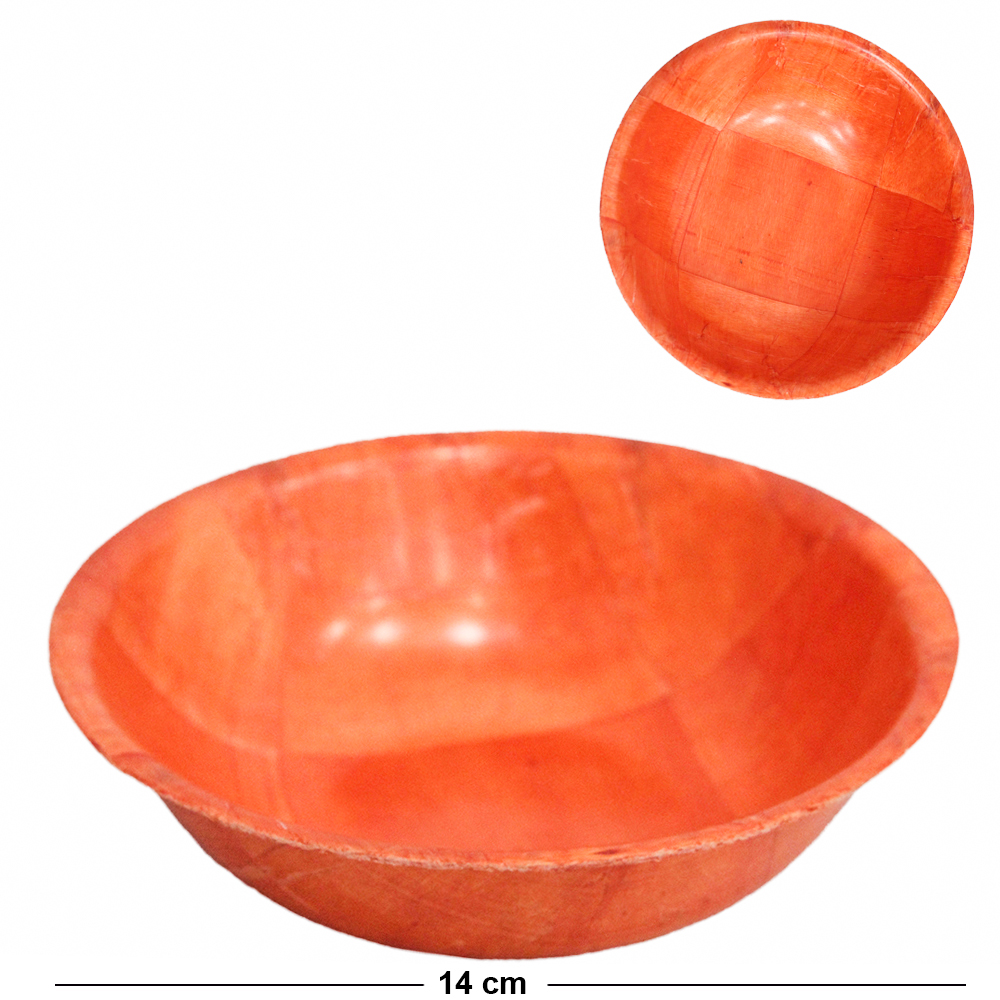 TIGELA DE MADEIRA REDONDA