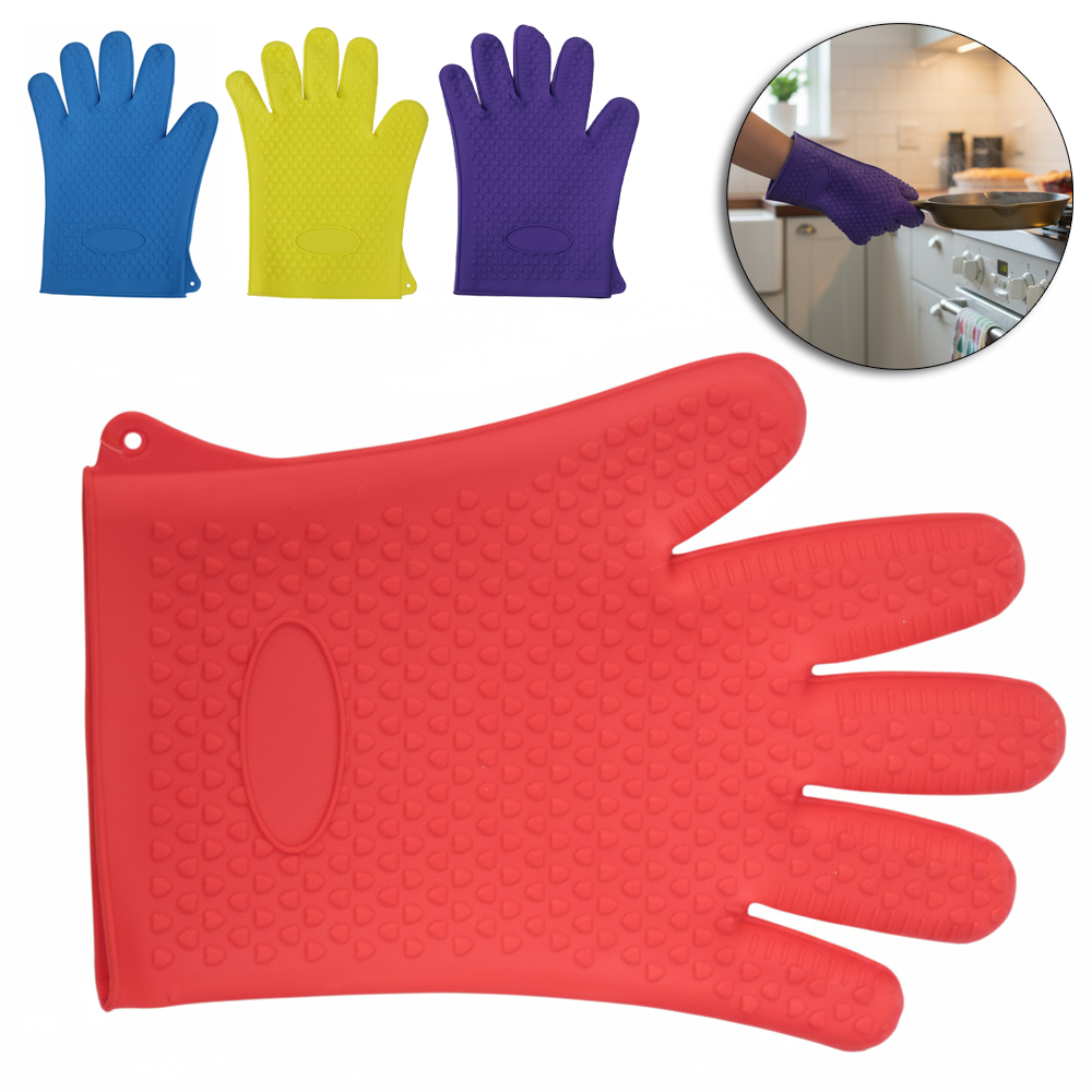 LUVA PARA COZINHA DE SILICONE TERMICA COLORS 27X18CM