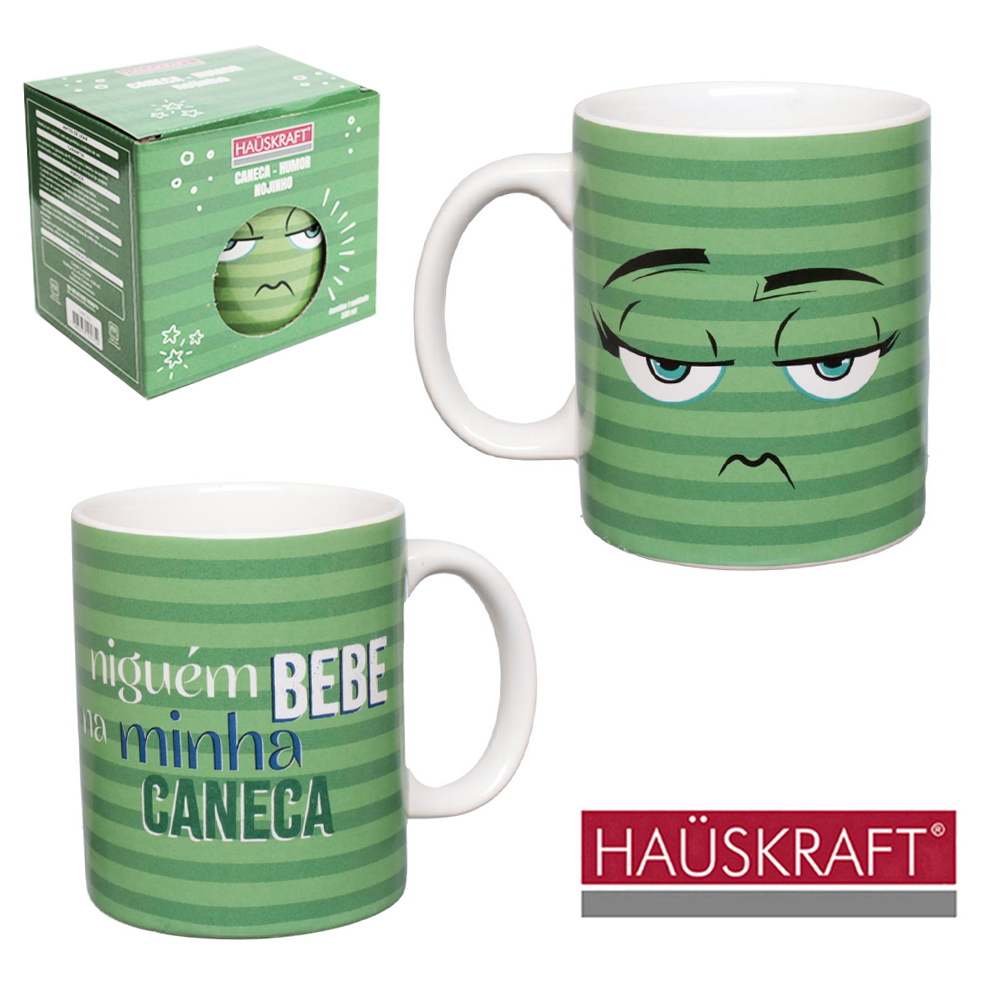 CANECA DE PORCELANA HUMOR NOJINHO HAUSKRAFT 330ML
