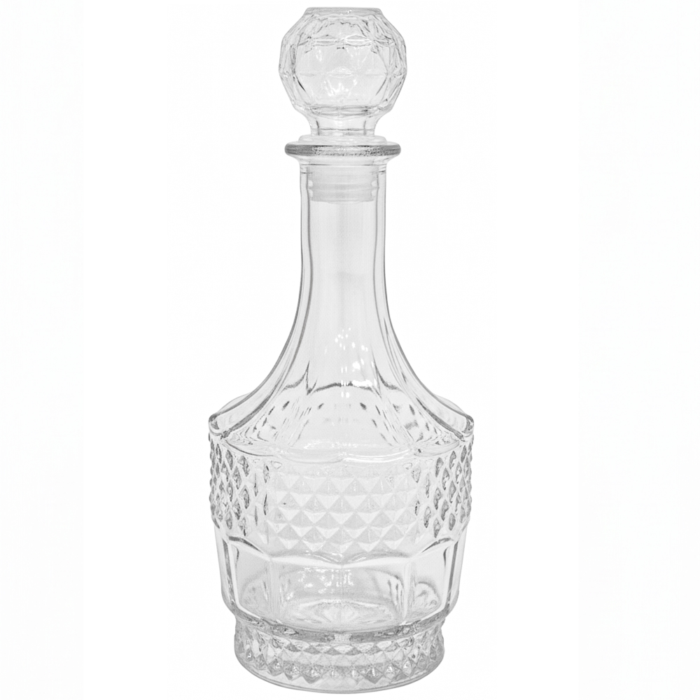 LICOREIRA DE VIDRO REDONDA 1L