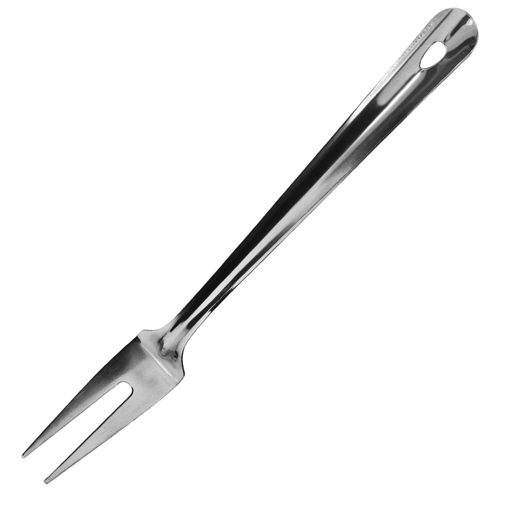GARFO TRINCHANTE DE INOX PARA CHURRASCO 35,5CM