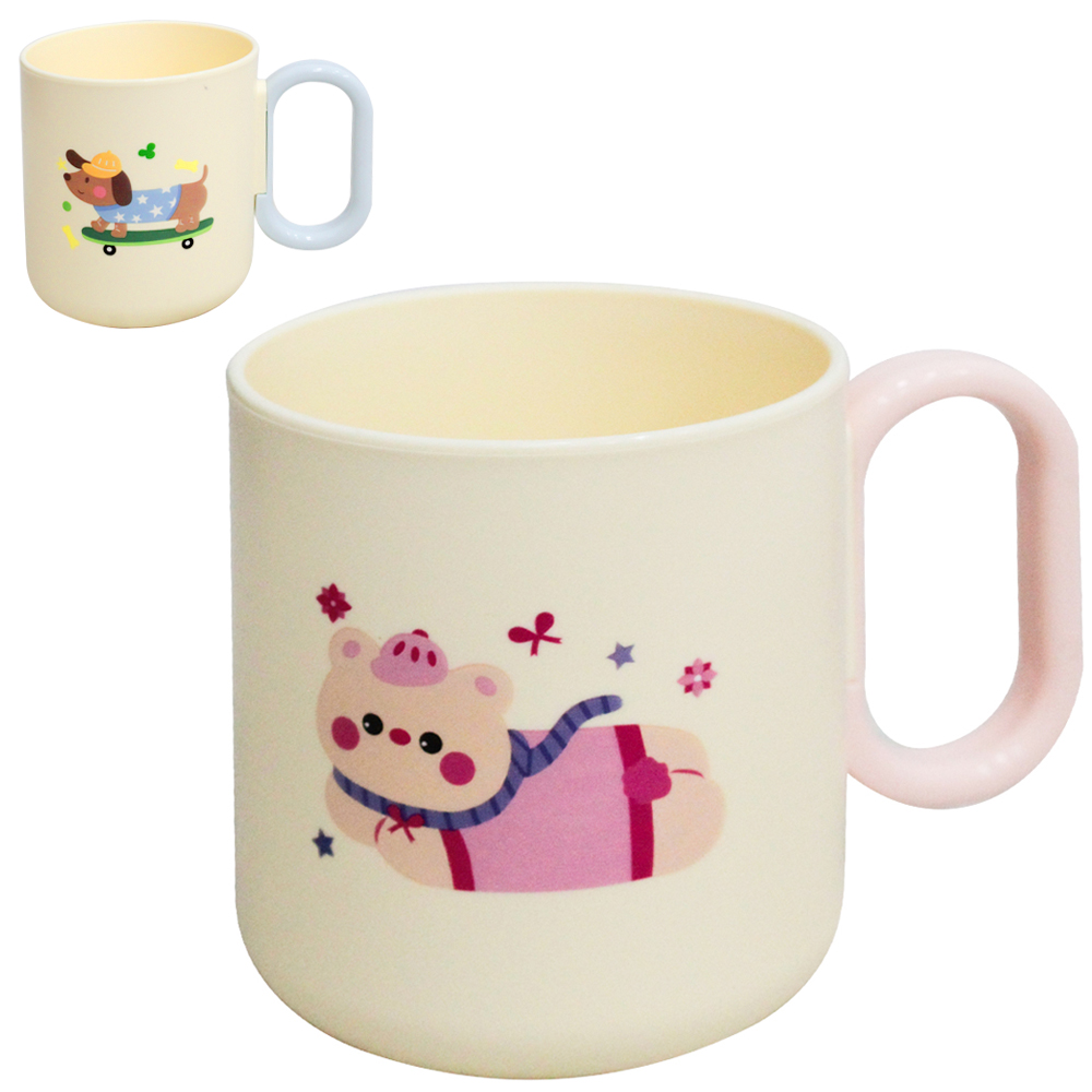 CANECA DE PLASTICO COM ALCA REMOVIVEL 370ML